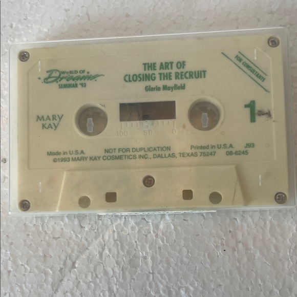 Mary Kay Cassette Tapes the world of dreams seminar 93 selling teamwork vintage - Picture 3 of 10